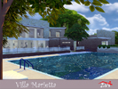 Sims 4 — Villa Marietta  by evi — This villa is characteriazed by a pool and a comfortable bbq area. First floor,