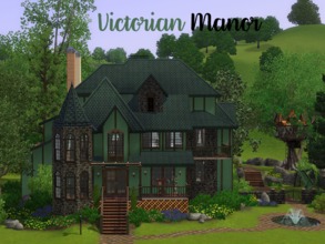 Sims 3 — Victorian Manor by OrphixCreations — This mansion is perfect for a supernatural family. That your Sims are