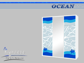 Sims 3 — Ocean Kids Dresser by NynaeveDesign — Ocean Kids Bedroom - Dresser Located in: Storage - Dressers Price: 753