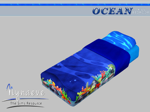 Sims 3 — Ocean Kids Bedding by NynaeveDesign — Ocean Kids Bedroom - Bedding Mix and Match it with the Ocean Kids Bed