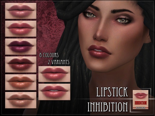 Sims 4 — Inhibition Lipstick by RemusSirion — Inhibition Lipstick for the Sims 4 HQ mod compatible, but the preview