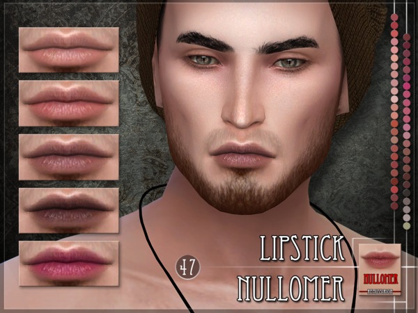 Sims 4 — Nullomer Lipstick by RemusSirion — Nullomer Lipstick for the Sims 4 HQ mod compatible, but the preview pictures