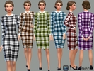 Sims 4 — School-Marm Dress by Dgandy — When I saw a dress like this, it made me think of a school-marm. I love the style