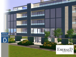 Sims 3 — Emerald Condominium by mboltons2 — The building is a Luxury modernist pilotis residencial, inspired in