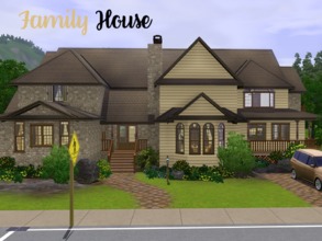 Sims 3 — Family House by OrphixCreations — A big family in expansion ? Not enough space in your tiny first house ? This