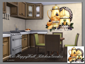 Sims 4 — MB-HappyWall_KitchenGoodies by matomibotaki — MB-HappyWall_KitchenGoodies, lovely wall-tatoo to decorate your