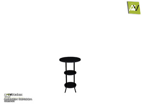 Sims 3 — Gunnern End Table by ArtVitalex — - Gunnern End Table - ArtVitalex@TSR, Jan 2016