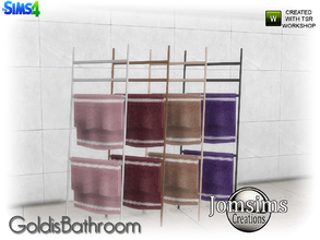 Sims 4 — goldis misc deco Towel rail by jomsims — goldis misc deco Towel rail