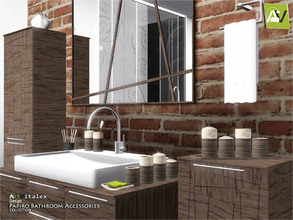 Sims 3 — Papiro Bathroom Accessories by ArtVitalex — - Papiro Bathroom Accessories - ArtVitalex@TSR, Jul 2017 - All