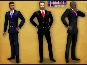 Sims 4 — Bruxel - Dress Suit by Bruxel — A nice modern sharp dressed suit for casual/party or formal events. The suit