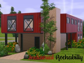 Sims 3 — Industrial Rockabilly by OrphixCreations — A bachelor flat for a young passionate about the rockabilly style. A
