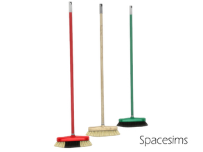 Sims 4 — Cleaning essentials - Broom by spacesims — A broom is a must have for every household. Get your Sims this