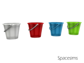 Sims 4 — Cleaning essentials - Bucket by spacesims — A sturdy bucket is a must have when it comes to cleaning. This