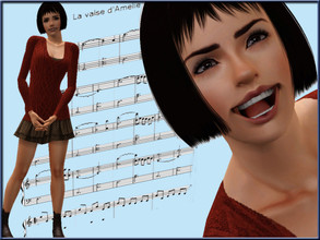 Sims 3 — Audrey Tautou by Funnyaa by Funnyaa — Audrey Tautou by Funnyaa Audrey Tautou is a french actress, who is well