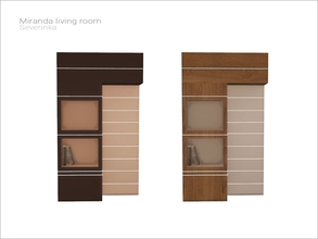 Sims 4 — [MirandaLivingroom] bookshelf by Severinka_ — Bookshelf (functional) From the set 'Miranda livingroom' Build /