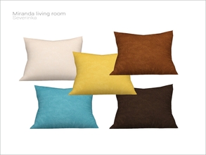 Sims 4 — [MirandaLivingroom] sofa pillow by Severinka_ — Sofa pillow From the set 'Miranda livingroom' Build / Buy