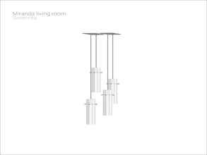 Sims 4 — [MirandaLivingroom] ceiling lamp by Severinka_ — Ceiling lamp From the set 'Miranda livingroom' Build / Buy