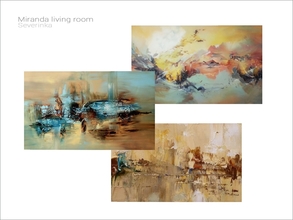 Sims 4 — [MirandaLivingroom] painting by Severinka_ — Abstract painting From the set 'Miranda livingroom' Build / Buy