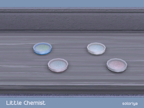 Sims 4 — Little Chemist Petri Dish by soloriya — Petri dish with bacteria under glass cap. Part of Little Chemist set. 4