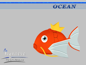 Sims 3 — Magikarp by NynaeveDesign — Ocean Toys - Magikarp Located in: Kids - Toys Price: 53 Tiles: 0.5x0.5 Re-colorable: