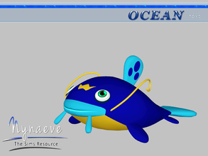 Sims 3 — Whiscash by NynaeveDesign — Ocean Toys - Whiscash Located in: Kids - Toys Price: 53 Tiles: 1x0.5 Re-colorable: