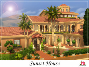 Sims 4 — Sunset House by sharon337 — Sunset House is a family home built on a 50 x 50 lot. Value $463,344 It has 7