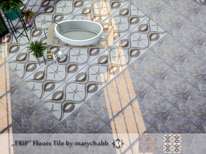 Sims 4 — Trip - Floors Tile by marychabb — Kategory: Tile Floors - 2 colors