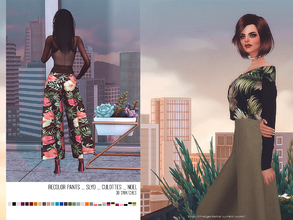 Sims 4 — Recolor SLYD Culottes Noel - Mesh Needed by HelgaTisha — - 30 swatches - Mesh NEEDED: