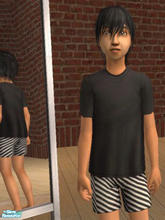 Sims 2 — Striped Boxers - Black by Lain88 — 