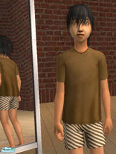 Sims 2 — Striped Boxers - Brown by Lain88 — 