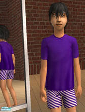Sims 2 — Striped Boxers - Blue by Lain88 — 