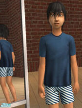 Sims 2 — Striped Boxers - Navy by Lain88 — 