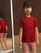 Sims 2 — Striped Boxers - Red by Lain88 — 