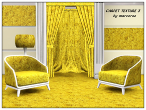 Sims 3 — Carpet Texture 3_marcorse by marcorse — Carpet pattern: textured carpet pattern in gold tonings