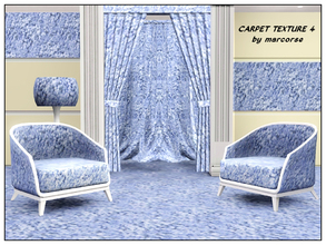 Sims 3 — Carpet Texture 4_marcorse by marcorse — Carpet pattern: textured carpet pattern in blue tonings