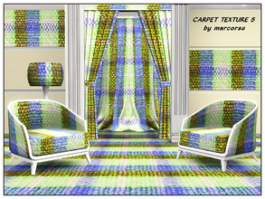 Sims 3 — Carpet Texture 5_marcorse by marcorse — Carpet pattern - textured patio carpet in shades of blue, deep gold and