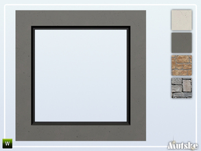 Sims 4 — Nome Window Big 3x1 by Mutske — Part of the Nome Constructionset. Made by Mutske@TSR. 