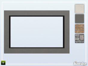 Sims 4 — Nome Window Big B 4x1 by Mutske — Part of the Nome Constructionset. Made by Mutske@TSR. 