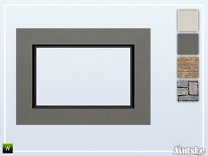 Sims 4 — Nome Window Counter 3x1 by Mutske — Part of the Nome Constructionset. Made by Mutske@TSR. 