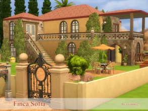 Sims 4 — Finca Sofia by yvonnee2 — Finca Sofia -Mediterranean flair for your sims. Wonderful , comfortabel for big