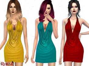 Sims 4 — Special Night Dress by RedCat — - 13 color variations. - Mesh by RedCat - CAS Thumbnail included - Everyday,