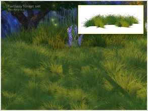 Sims 4 — [Fantasy forest] grass v02 by Severinka_ — Grass v02 From the set 'Fantasy forest' The original grass is small