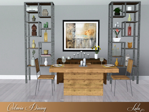 Sims 3 — Octavia Dining by Lulu265 — Octavia Dining is a mix of styles , which brought together gives a modern look to