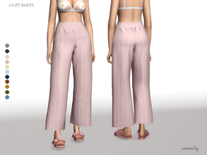 Sims 4 — Cozy Pants by serenity-cc — - custom thumbnail - 12 swatches