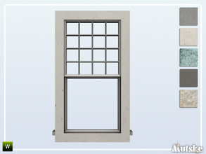 Sims 4 — Shingle Window Counter 1x1 by Mutske — Part of the construtionset Shingle. Made by Mutske@TSR. 