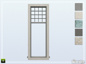 Sims 4 — Shingle Window Tall 1x1 by Mutske — Part of the construtionset Shingle. Made by Mutske@TSR. 