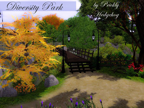 Sims 3 — Diversity Park by Prickly_Hedgehog — Nature lover? Angler? This is YOUR park of choice! This park is full of