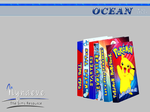 Sims 3 — Ocean Kids Books by NynaeveDesign — Ocean Kids Study - Books Located in: Kids - Decor Decor - Miscellaneous