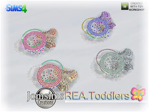 Sims 4 — rea toddlers  deco jewelry  by jomsims — rea toddlers deco jewelry necklace