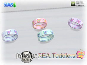 Sims 4 — rea toddlers Bracelet decoration 1 by jomsims — rea toddlers Bracelet decoration 1 with logo rea